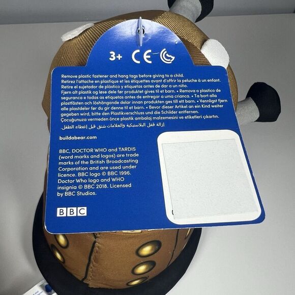 Dr Who Dalek by Build a Bear Official Plush Soft Toy with Tags Doctor Who BBC - Picture 6 of 6